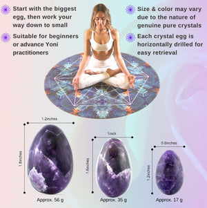 Certified Crystal Yoni Egg Set