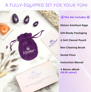 Certified Crystal Yoni Egg Set