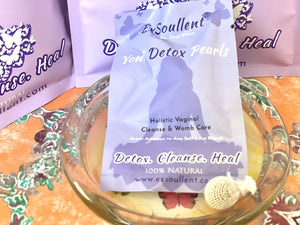 ExSoullent Yoni Detox Pearl with Applicator and Instruction Booklet