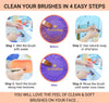 Makeup Brush Cleaner Mat Set