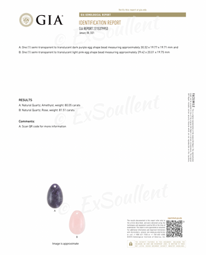 Certified Crystal Yoni Egg Set